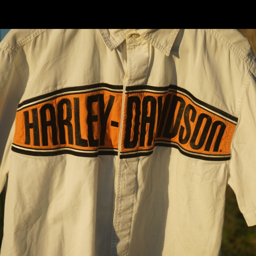 Harley-Davidson vintage button down